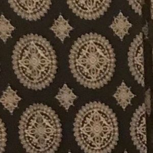 Floor length pattern dress